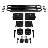 2017 - 2023 Ford F350 Super Duty 4WD Full Suspension Lift Kit - NEW Design Forged Flat-Top U-Bolts