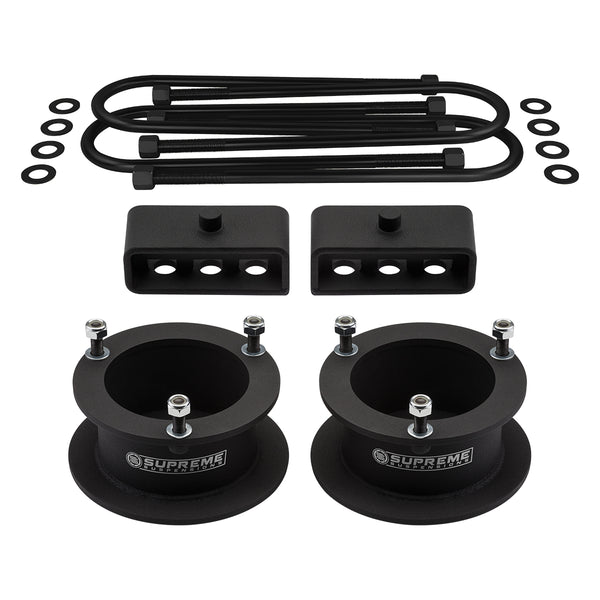 2003-2012 Dodge Ram 3500 Full Suspension Lift Kit 4WD 4" Axle | SUPREME'S NEW HD STEEL LIFT BLOCKS!