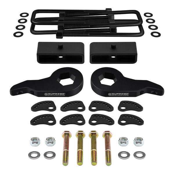 2000-2010 GMC Sierra 2500HD Full Lift Kit + Upper Arm Camber/Caster Alignment Kit