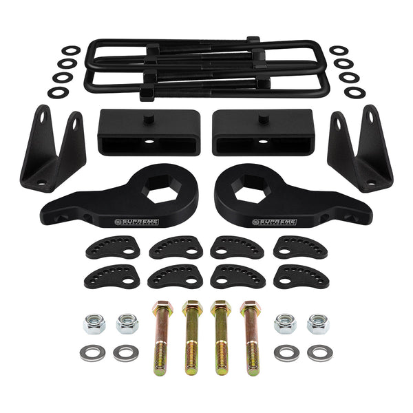 2000-2013 GMC Yukon XL 2500 Full Lift Kit Includes Camber/Caster Alignment Kit + Shock Extenders