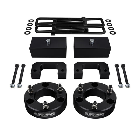  Supreme Suspensions - Front Lift Kit for 2007-2023 Chevrolet  Tahoe Leveling Kit 2 Front Suspension Lift Billet Lift Strut Spacers -  Microfiber Cleaning Towel Included with Purchase : Automotive