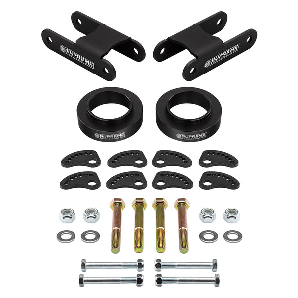 2004-2012 Chevrolet Colorado 2WD Full Lift Kit With Camber/Caster Alignment & Lockout Kit